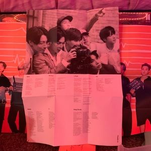 Bts poster from BE album
